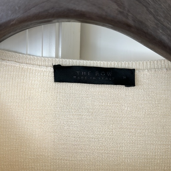 The Row Darcy Silk Cashmere Cream Sweater M - Picture 4 of 8